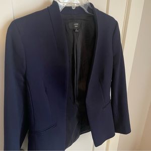 Jcrew going out blazer size 6 navy